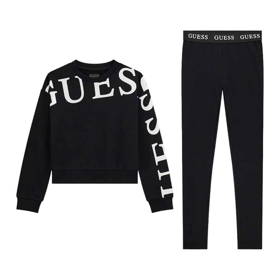 Set Ls Active Top + Leggings Guess Kids | J4YG01/KA6R4JBLK